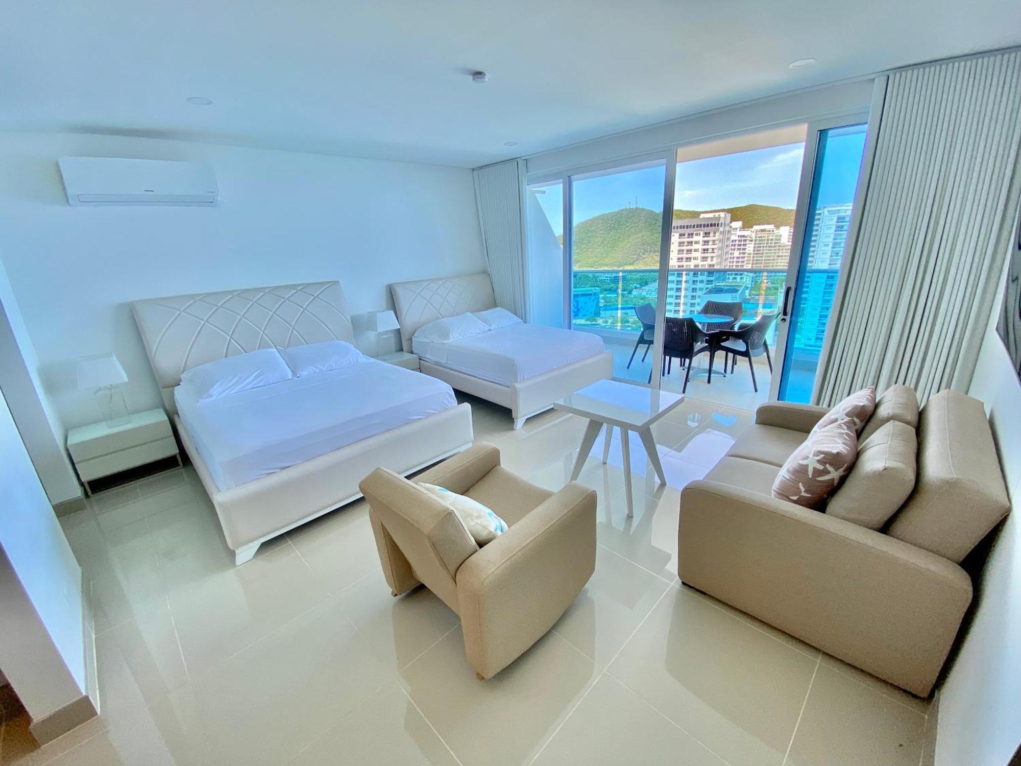 Apartamentos Reserva Del Mar - Frente Al Mar By Soho Santa Marta  Bilik gambar