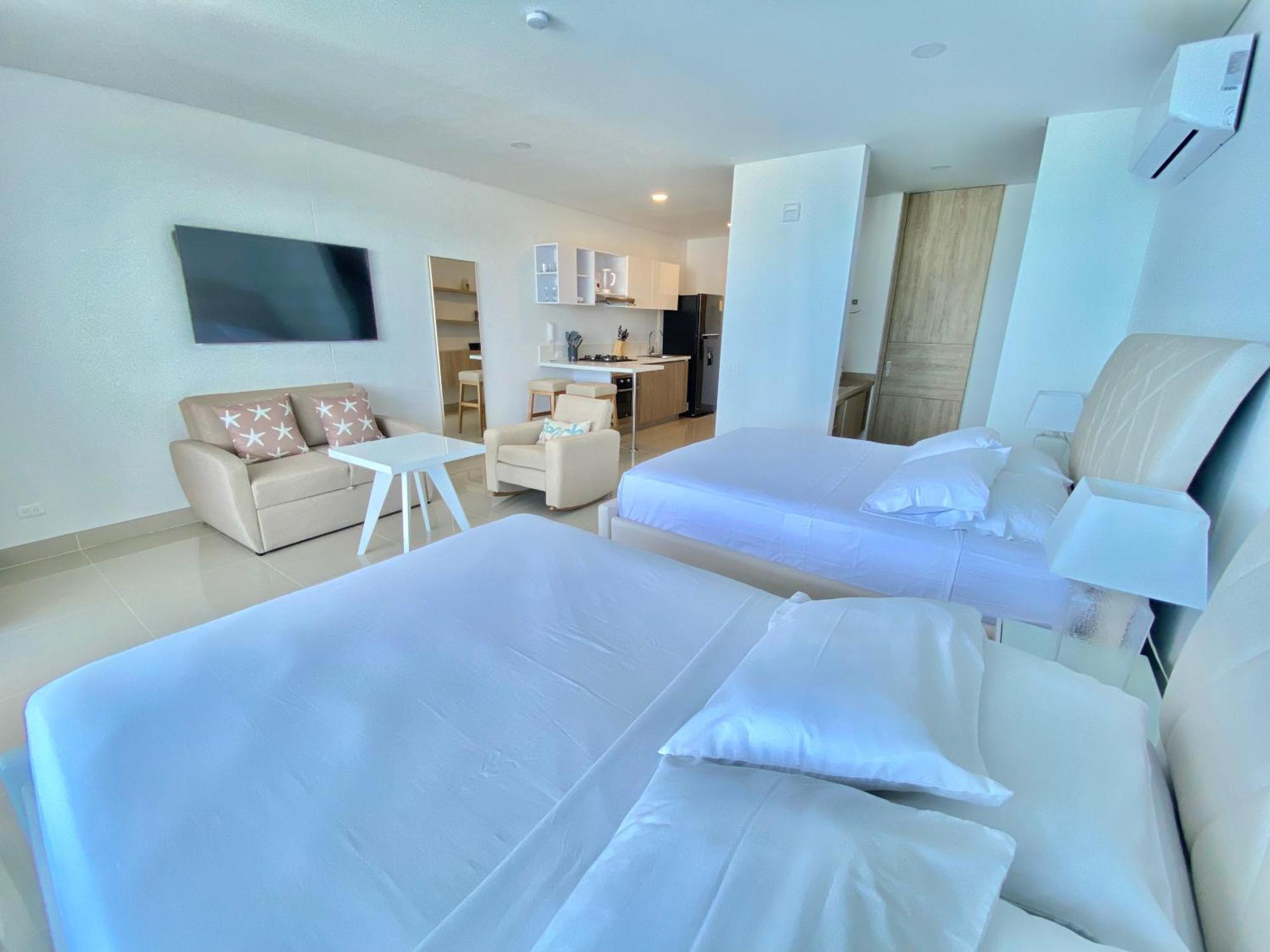 Apartamentos Reserva Del Mar - Frente Al Mar By Soho Santa Marta  Bilik gambar