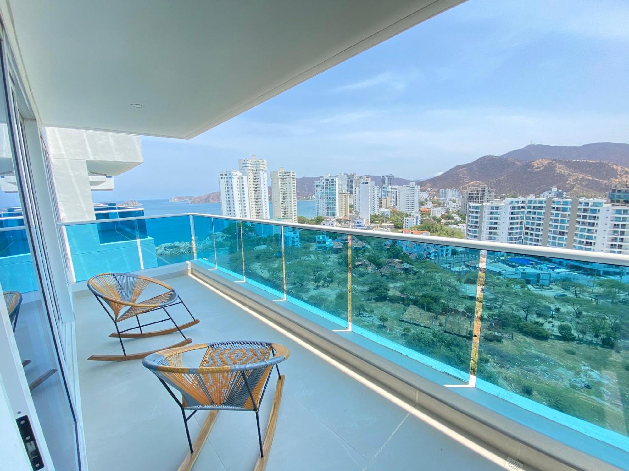 Apartamentos Reserva Del Mar - Frente Al Mar By Soho Santa Marta  Bilik gambar