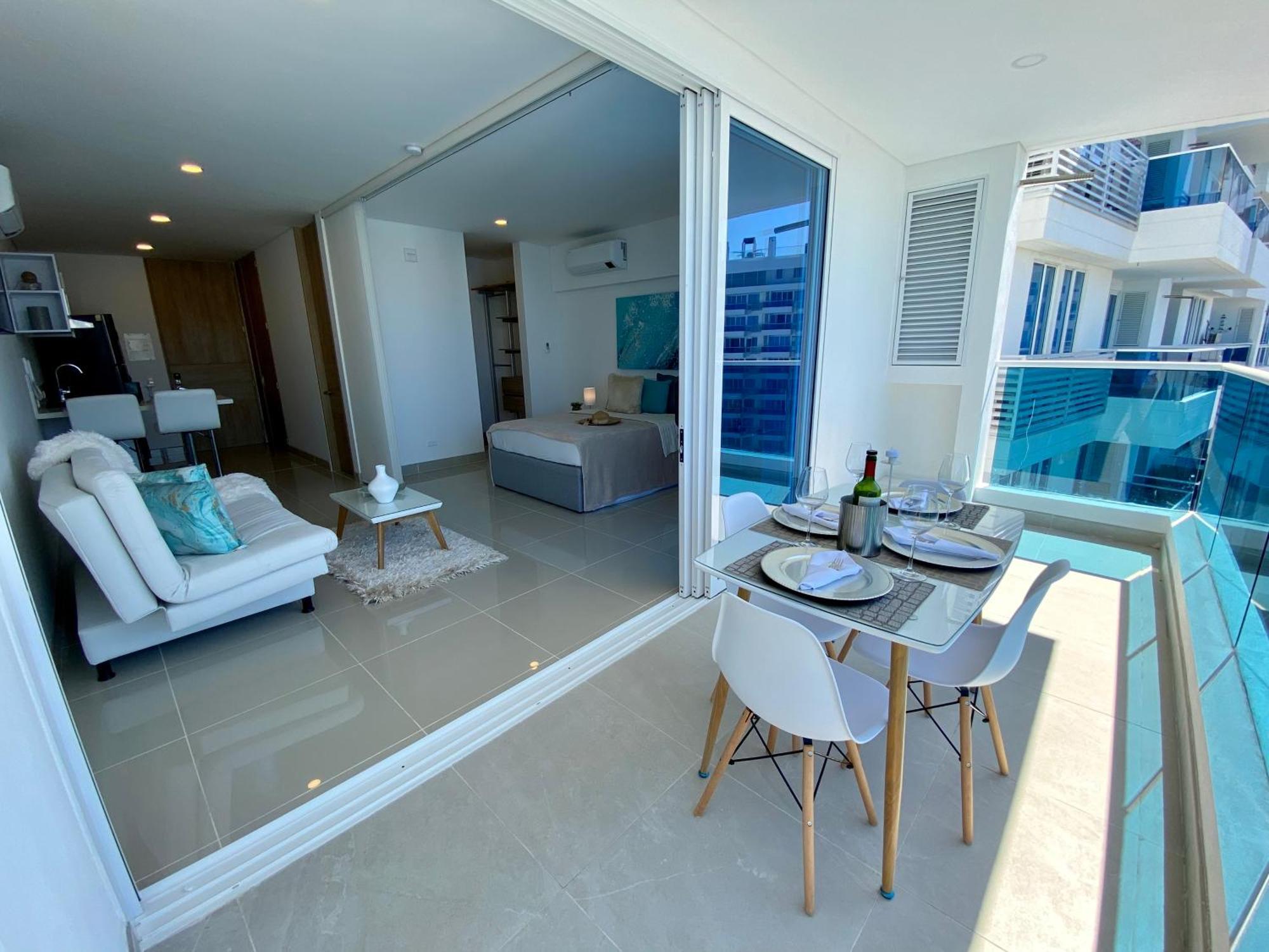 Apartamentos Reserva Del Mar - Frente Al Mar By Soho Santa Marta  Bilik gambar