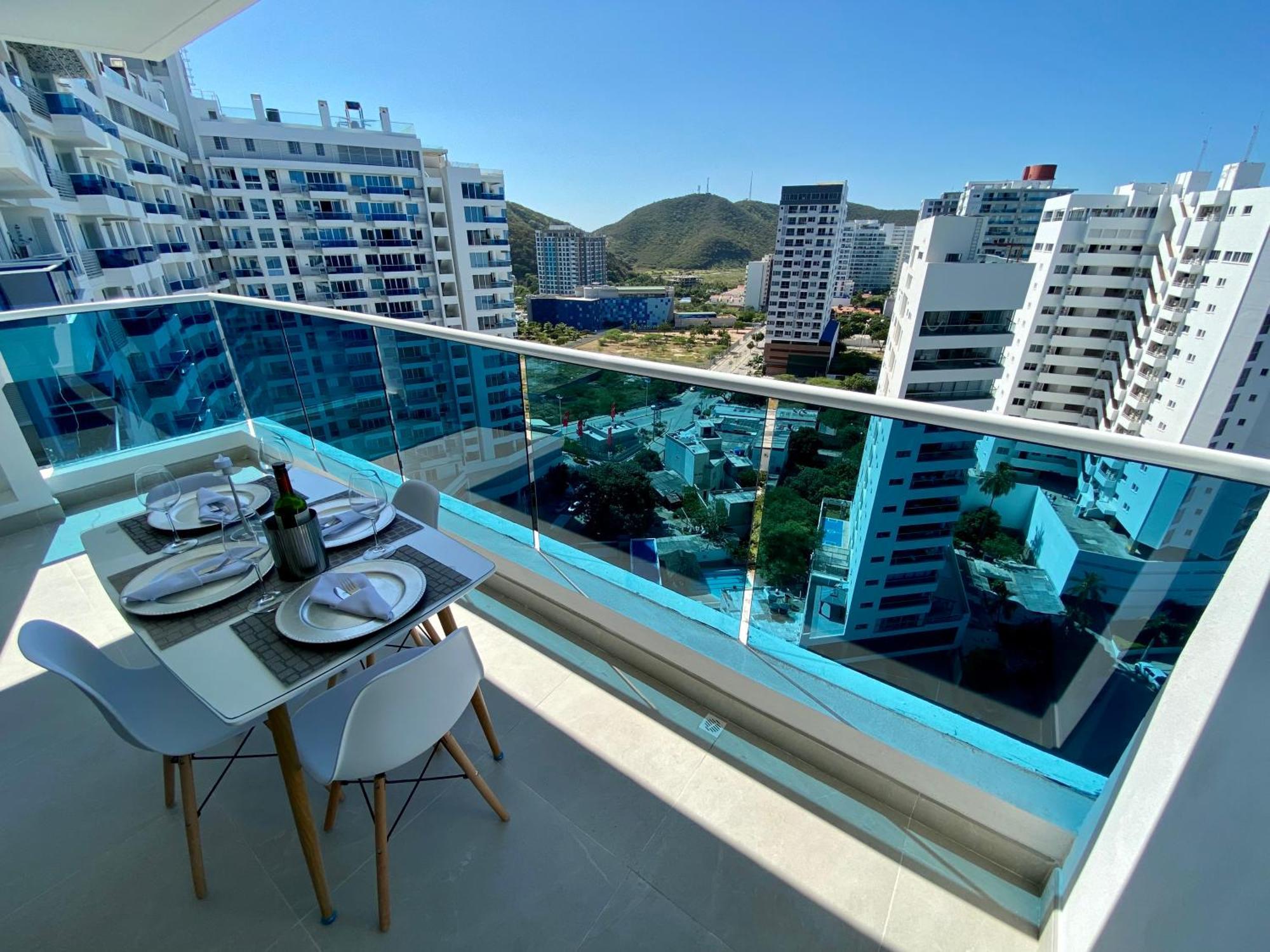 Apartamentos Reserva Del Mar - Frente Al Mar By Soho Santa Marta  Bilik gambar